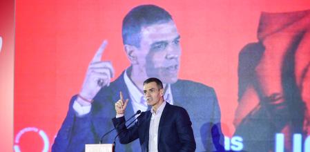 Pedro Sánchez interviene en el acto por el centenario de la muerte de Pablo Iglesias Posse, fundador del PSOE y de UGT, el pasado día 9&nbsp;