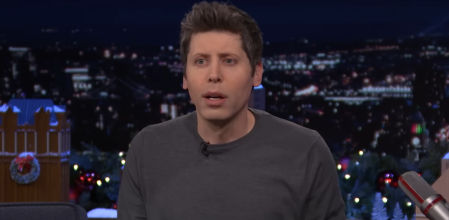 Sam Altman en un momento de la entrevista