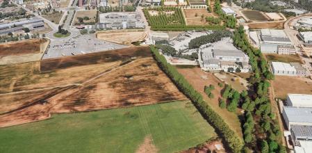 Ámbito actual del entorno del futuro hospital Trueta, en la zona de Girona
