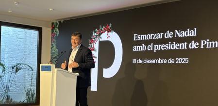 El presidente de Pimec, Antoni Cañete, este jueves