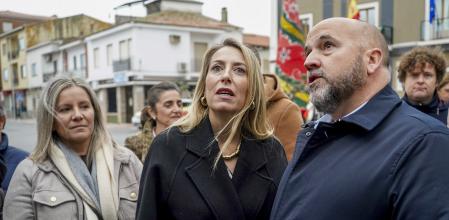 La presidenta de la Junta d'Extremadura i candidata a la reelecció pel Partit Popular, María Guardiola<br>