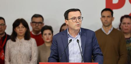 Miguel Ángel Gallardo compareció ayer por la noche para reconocer los malos resultados