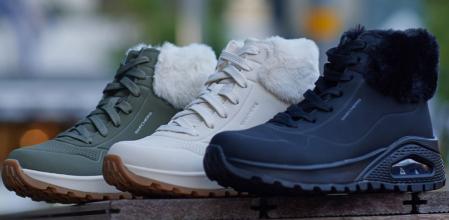 Los botines de Skechers son una opción cómoda y estilosa para este invierno