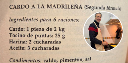 Cardo a la madrileña con alternativa de almejas