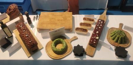 Buffet de la charcutería Colmado Llívia del chef Albert Boronat i Miró 