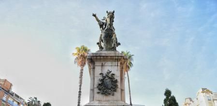 Imagen de la estatua del Rey Jaume I en València.&nbsp;
