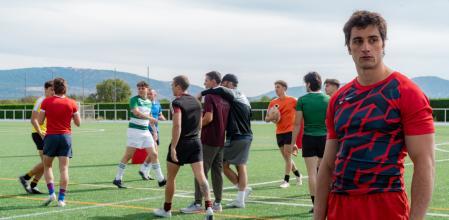 Agustin Della Corte, de 'La sociedad de la nieve', en una imagen de 'Olympo'.