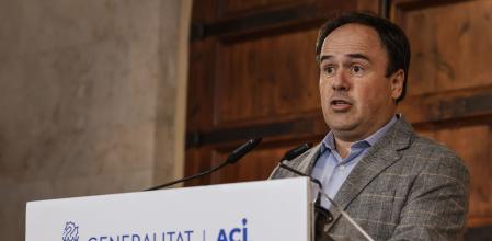 El president de la Generalitat, Juanfran Pérez Llorca, durante una rueda de prensa, a 3 de diciembre de 2025, en Valencia, Comunidad Valenciana (España). El president dará a conocer los cambios en el Consell un día después de haber tomado posesión este martes, 2 de febrero.