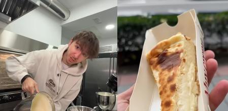 Roger Bettosini preparando sus famosas tartas