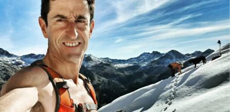 Jorge García‑Dihinx en una de sus excursiones a la montaña