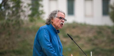 El ex diputado de ERC Joan Tardá en un acto electoral 