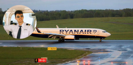 Andrés Piles, piloto de avión