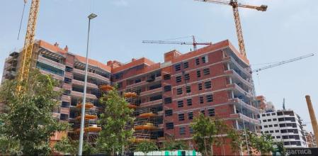 Edificio en construcción en Alicante
