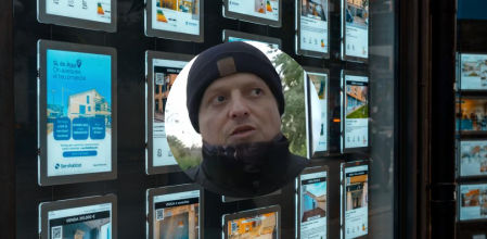 Anuncios en una una inmobiliaria