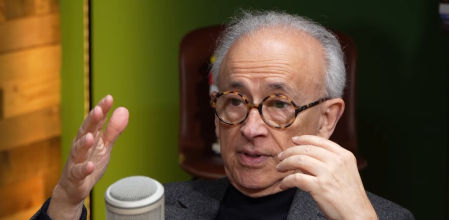 Antonio Damasio en un momento del podcast
