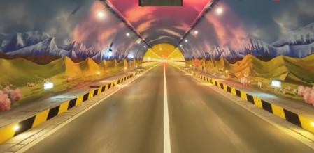 Con 22 kilómetros de longitud, el túnel de Shengli es el más largo del mundo dentro de una autopista