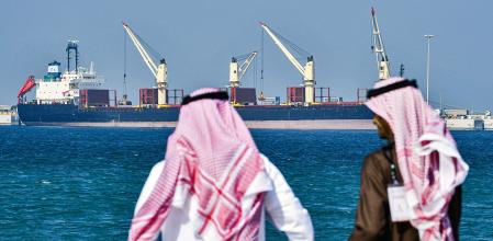 Un buque petrolero en Arabia Saudí, en una imagen de archivo