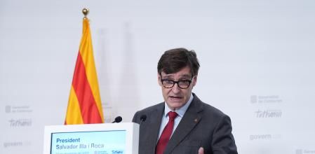 El president de la Generalitat de Catalunya, Salvador Illa, el pasado mes de diciembre.