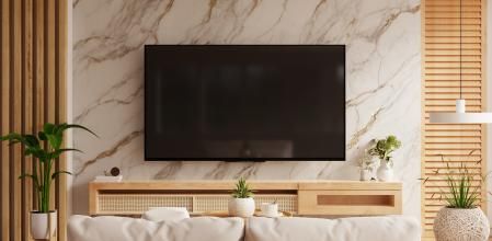 Salón con televisor