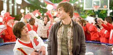 Matt Prokop junto a&nbsp;Zac Efron en 'High School Musical 3: Senior Year'.&nbsp;&nbsp;