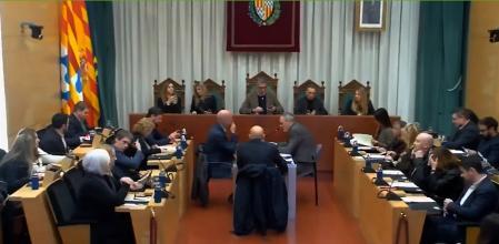 Pleno de aprobación del presupuesto del 2026 .