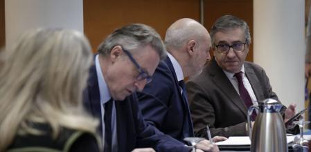 La reunión de la comisión mixta entre Generalitat y Corts para hablar del nuevo modelo de financiación
