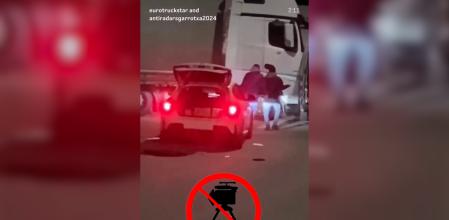 Un camionero se enfrenta a unos ladrones teloneros en el área de servicio de La Selva