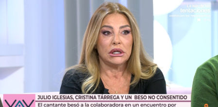 Cristina Tárrega, presentadora, 58 años, sobre Julio Iglesias: ''El día que le conocí me ofreció un puesto de trabajo en Miami y habló con mi jefe para que me subieran el sueldo''