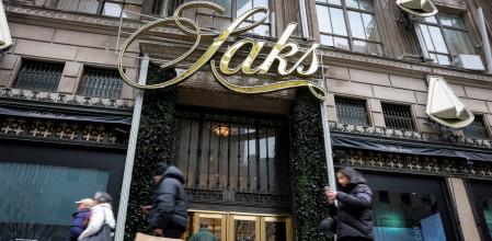 The Saks Fifth Avenue flagship store, after the store filed for bankruptcy protection, in New York City, U.S., January 14, 2026. REUTERS/Brendan McDermid