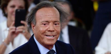 Julio Iglesias durante en San Juan de Puerto Rico, en septiembre del 2016 durante la inauración del paseo de la fama.