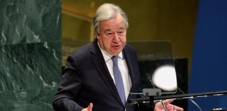 António Guterres, secretario general de la ONU, pronunció un discurso la semana pasada ante la asamblea general en el que avisó del peligro de&nbsp; hundimiento que corre la institución&nbsp;
