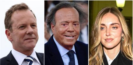 Kiefer Sutherland, Julio Iglesias y Chiara Ferragni