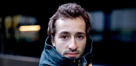 Álvaro Rivas, vocalista y letrista de Alcalá Norte, esta semana en Barcelona