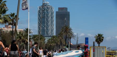 Turistas en Barcelona, este verano