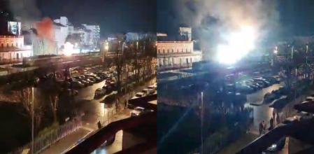 La incidencia eléctrica ha provocado un espectacular incendio que no ha resultado nadie herido, según las autoridades locales