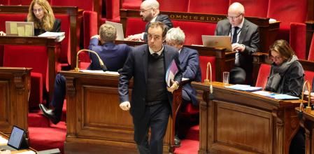 El premier francés, Lecornu, el martes en el debate sobre el presupuesto en la Asamblea Nacional