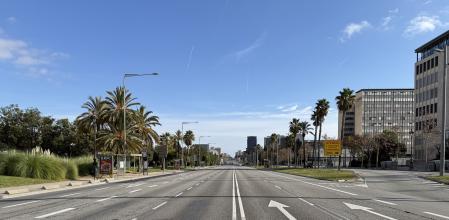 Barcelona amanece distinta la mañana después de la noche vieja.