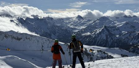 Se han encontrado un par de esquís