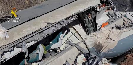 Así han quedado los trenes accidentados en Adamuz (Córdoba)