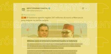 Mensaje viral que dice que el gobierno “regaló” 247 millones de euros a Marruecos