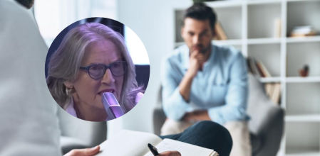 Un hombre en terapia