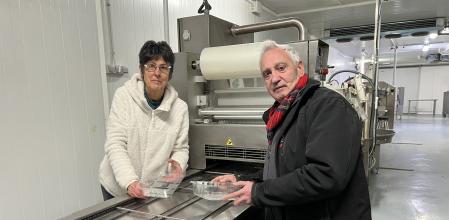 Victòria Roig y Domènec Estany.