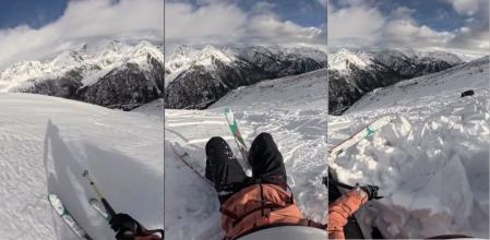 La esquiadora catalana y su perro han salido ilesos de un alud en Andorra.