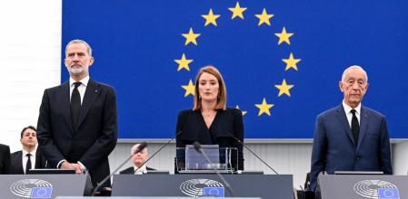 El reiFelip VIahir aEstrasburgal ple de l’Eurocambra