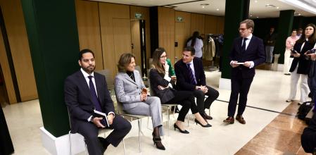 Ignacio Garriga, María García Fuster, Júlia Calvet, Sergio Macián y Joan Garriga presentan los ejes del curso político de Vox