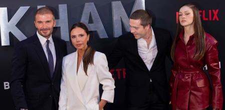 David Beckham, Victoria Beckham, Brooklyn Beckham y Nicola Peltz