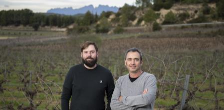 Pere Llopart (derecha) y Roc Gramona (izquierda), presidente y vicepresidente de la Associació d’Elaboradors i Viticultors Corpinnat (AVEC)