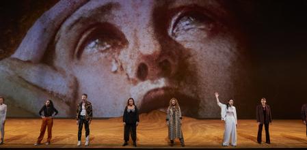 Cinemascope.Una escena de la Maria Magdalena dirigida por Carme Portaceli en el TNC