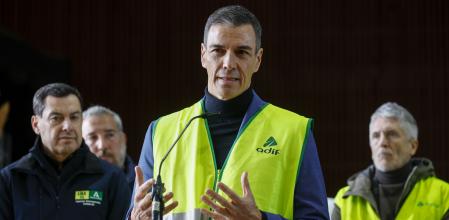 Sánchez, en Adamuz, con Moreno y el ministro Marlaska, el lunes