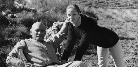 Yul Brynner y Doris Brynner en 1960